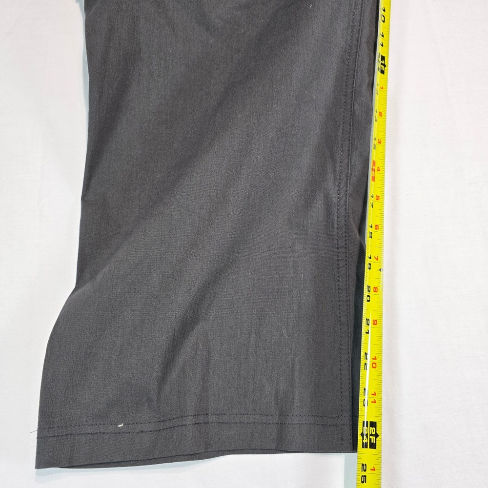 BC Clothing Mens Convertible Cargo Pants Gray Zip Off Hiking Shorts L 30 Stretch - Picture 12 of 16